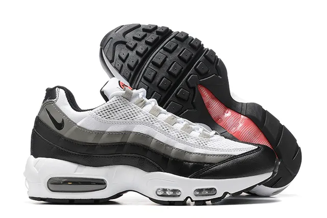 Nike Air Max 95 White Red Maroon Lifestyle Sneakers 18