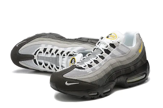 Nike Air Max 95 White Red Maroon Lifestyle Sneakers 23