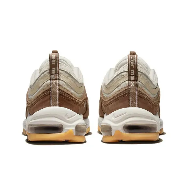 Nike Air Max 97 Brown and Cream Lifestyle Sneakers 10