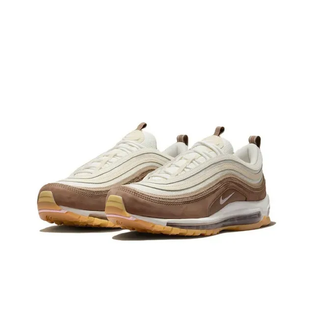 Nike Air Max 97 Brown and Cream Lifestyle Sneakers 12