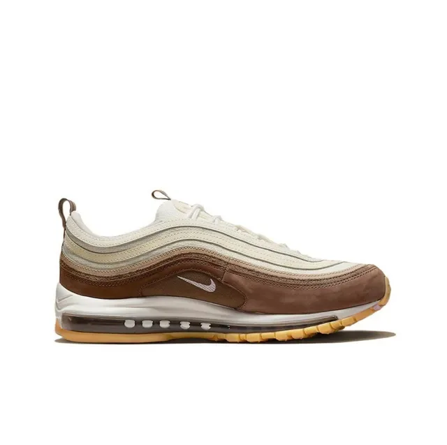 Nike Air Max 97 Brown and Cream Lifestyle Sneakers 13