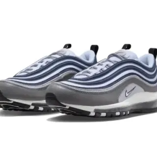Nike Air Max 97 Gray Navy White Lifestyle Sneakers