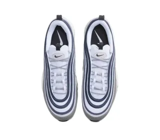 Nike Air Max 97 Gray Navy White Lifestyle Sneakers 4