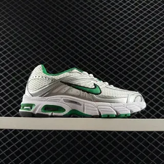 Nike Air Max Moto 2K Blanco Verde con forma de ola jaula sintética abierta malla superior zapatillas de correr