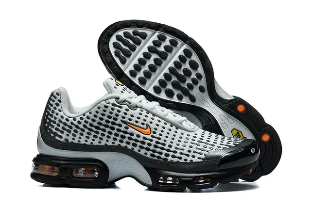 Nike Air Max Plus Perforated Monochrome Lifestyle Sneakers 17