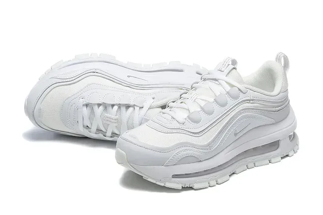 Nike Air Max Scorpion Brancas Camadas Sintéticas Superpostas Translucidas Unidade Visível Tênis Chunky 4