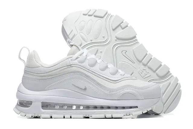 Nike Air Max Scorpion Brancas Camadas Sintéticas Superpostas Translucidas Unidade Visível Tênis Chunky 5