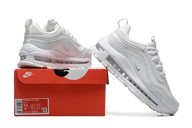Nike Air Max Scorpion Brancas Camadas Sintéticas Superpostas Translucidas Unidade Visível Tênis Chunky 6