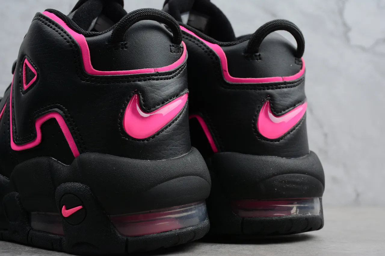 耐克 Air More Uptempo 黑粉篮球鞋 5