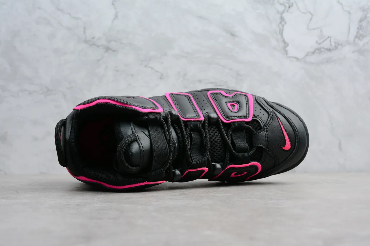 耐克 Air More Uptempo 黑粉篮球鞋 7