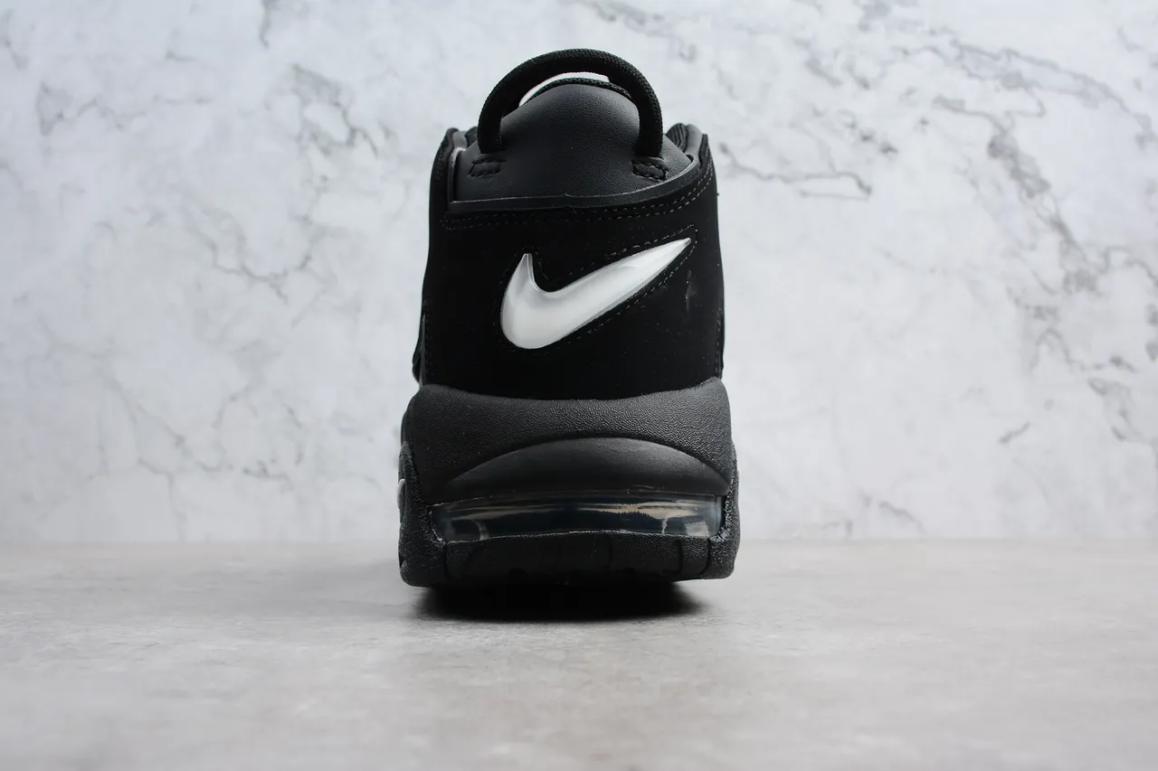 Nike Air More Uptempo White Gray Black Basketball Shoes 4