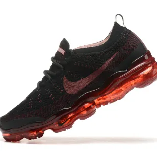 Nike Air VaporMax Negro Rojo Flyknit Zapatillas de correr