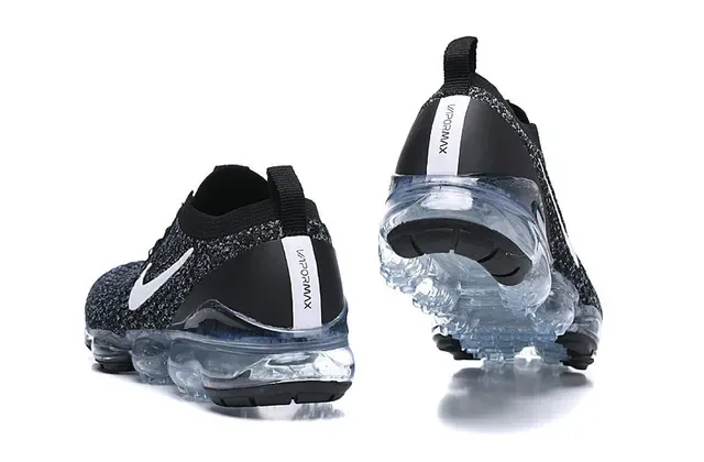 Nike Air VaporMax Noir Blanc Transparente Chaussures Lifestyle 3
