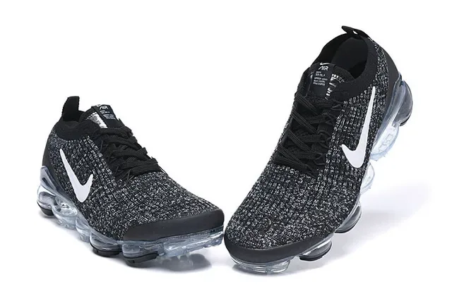 Nike Air VaporMax Noir Blanc Transparente Chaussures Lifestyle 4