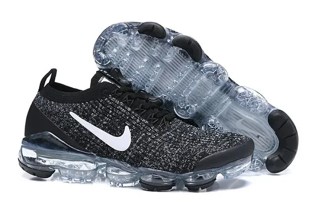 Nike Air VaporMax Noir Blanc Transparente Chaussures Lifestyle 6