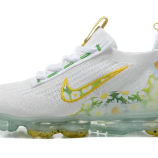 Nike Air VaporMax Daisy Print White Yellow Green Lifestyle Sneakers