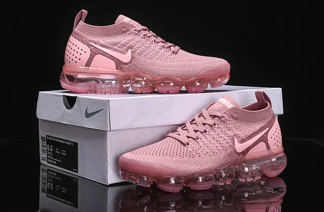 Nike Air VaporMax Flyknit 2 Dusty Pink Lifestyle Sneakers 10