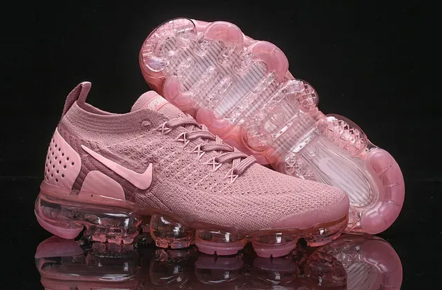 Nike Air VaporMax Flyknit 2 Dusty Pink Lifestyle Sneakers 15