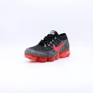 Nike Air VaporMax Flyknit Black Gray Red Running Shoes