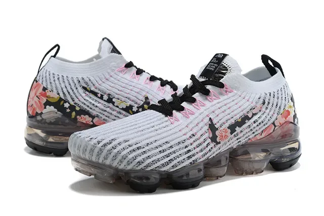 Nike Air VaporMax Flyknit Floral Print Lifestyle Sneakers 14