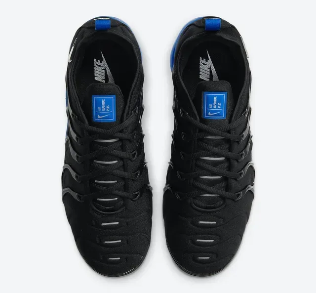 Nike Air VaporMax Plus Noir et Bleu Sneakers Lifestyle 3