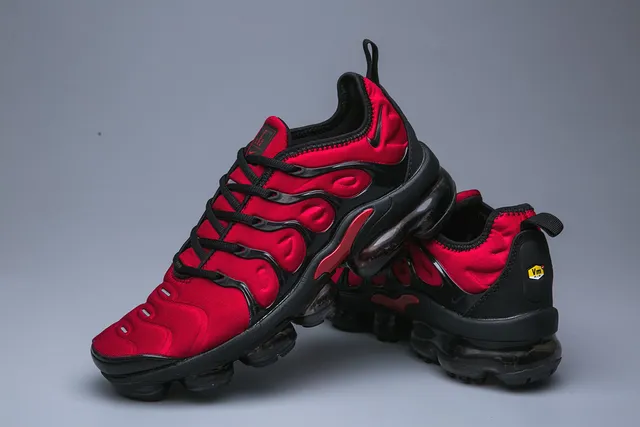 Nike Air VaporMax Plus Red Black Lifestyle Sneakers 15