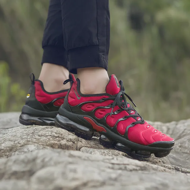 Nike Air VaporMax Plus Red Black Lifestyle Sneakers 19