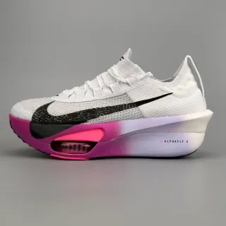 Nike Air Zoom Alphafly 3 सफेद काला मैजेंटा रनिंग जूते