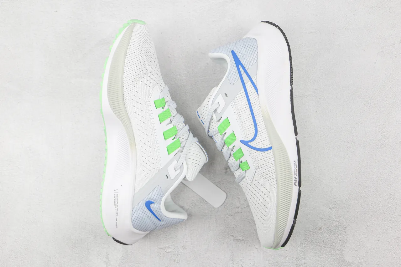 Nike Air Zoom Pegasus White Blue Green Running Shoes 2