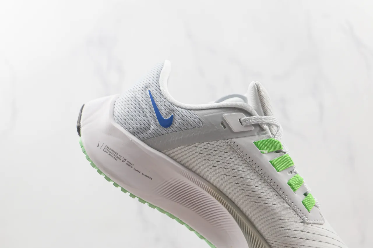 Nike Air Zoom Pegasus White Blue Green Running Shoes 5