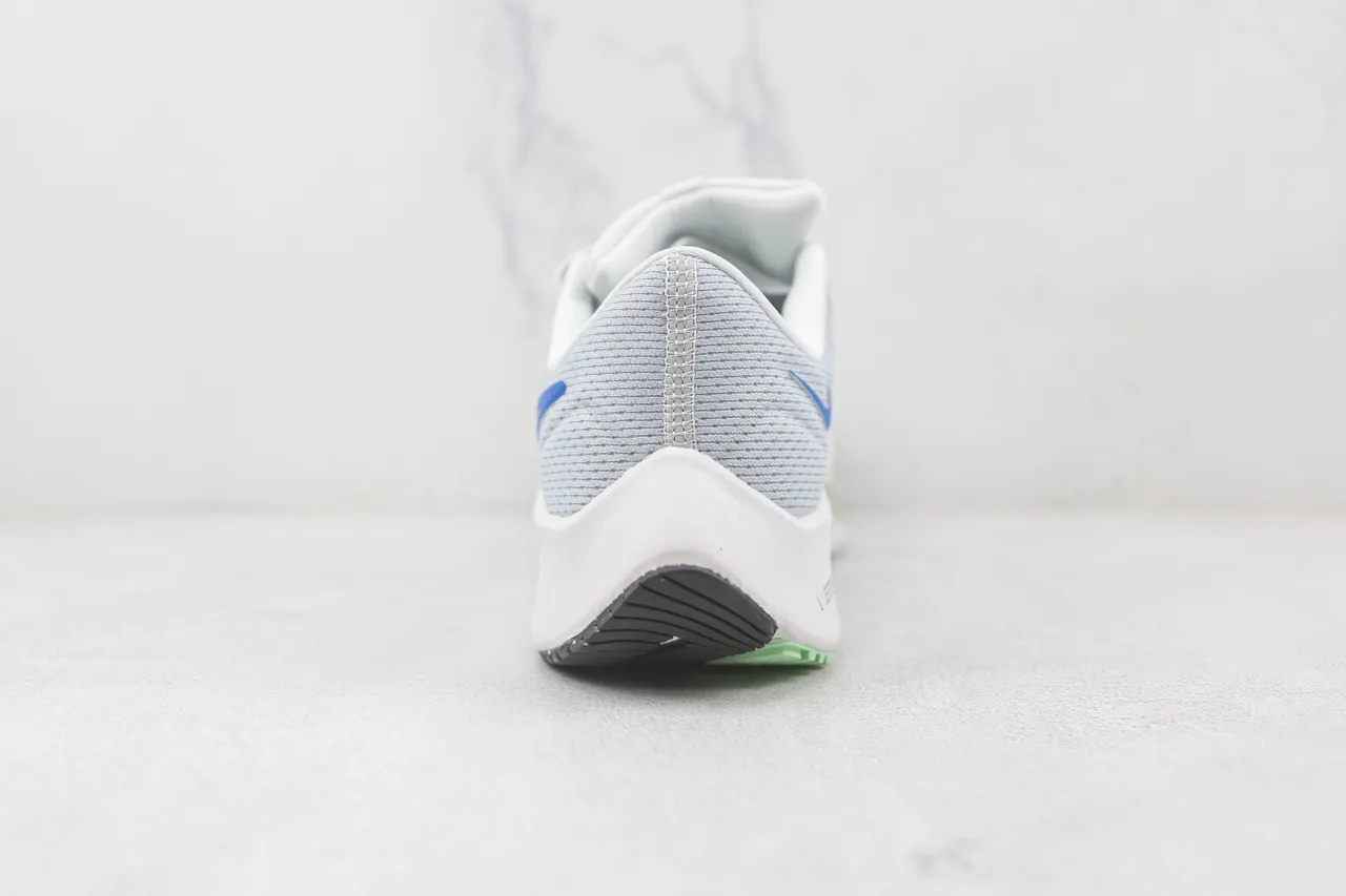 Nike Air Zoom Pegasus White Blue Green Running Shoes 9