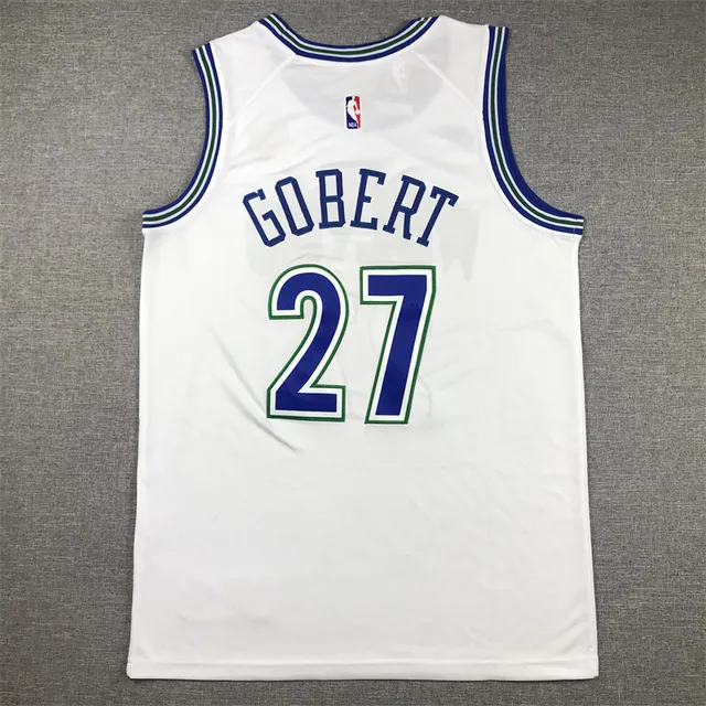 Nike AURA Minnesota Timberwolves Maillot Blanc Bleu Vert 2