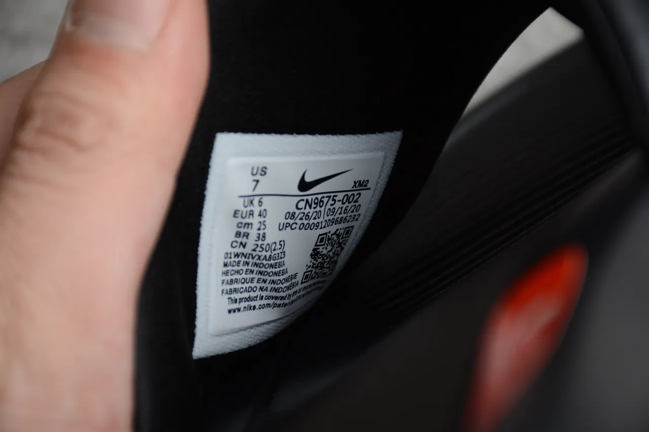 Nike Benassi JDI Black White Logo Slippers 4