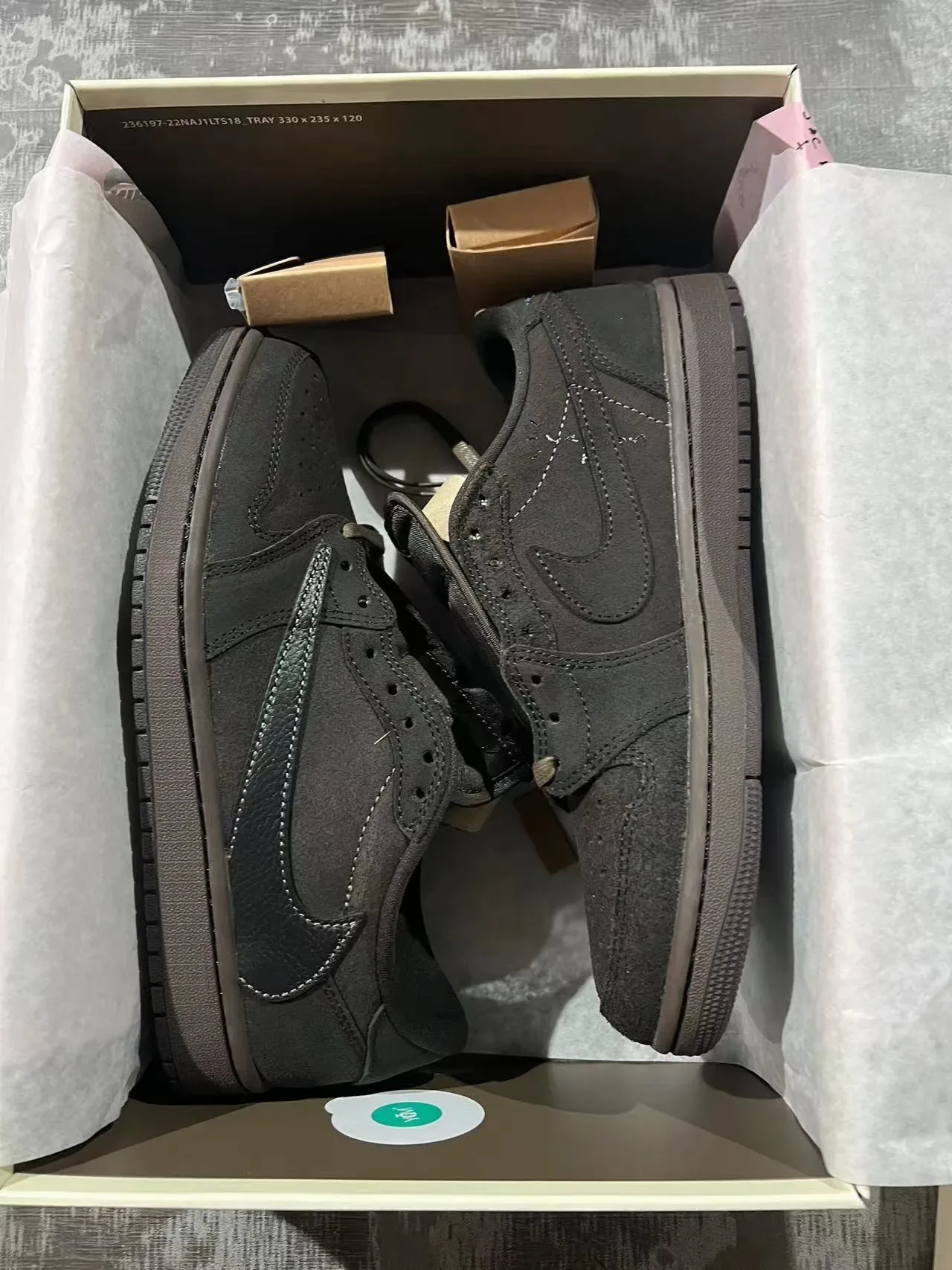 Nike Black Brown Low-Top Mixed-Material Upper Lifestyle Sneakers 9