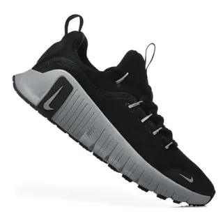 Nike Noir Gris sculpté segmenté semelle intermédiaire tricot supérieur chaussures de course