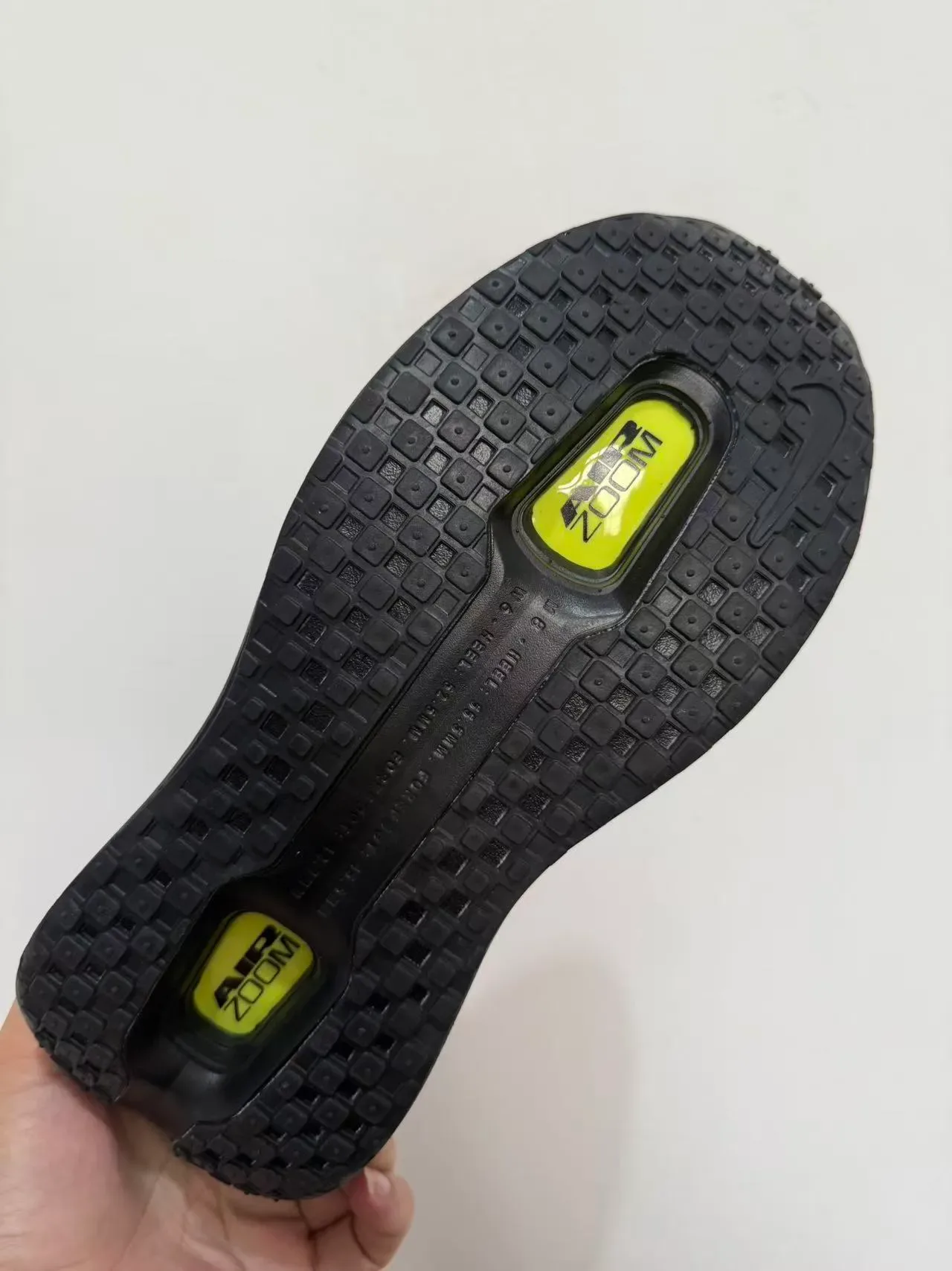 Nike Tênis Running Preto Verde Malha Superior Visible Air Zoom Unit 2