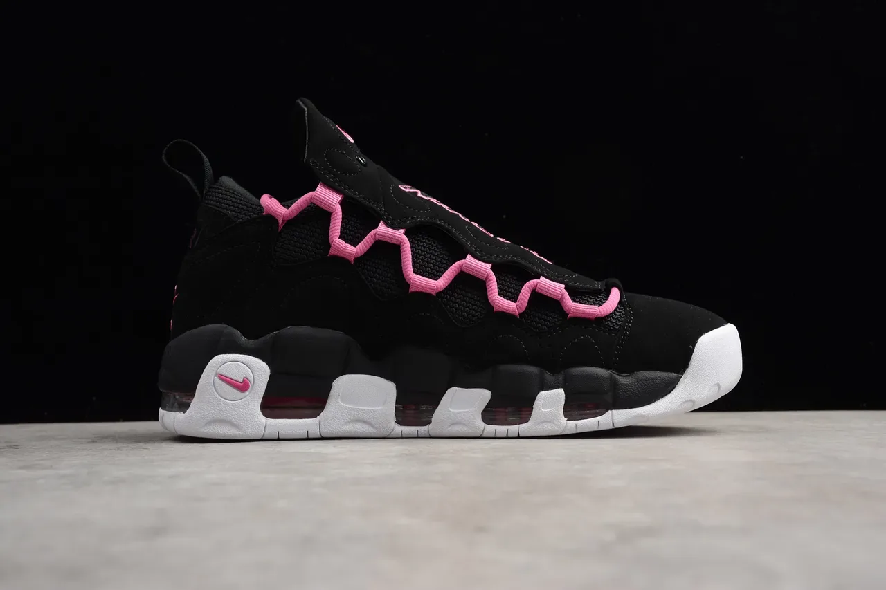 Nike Black Pink High-Top Segmented Midsole Lifestyle Sneakers 11