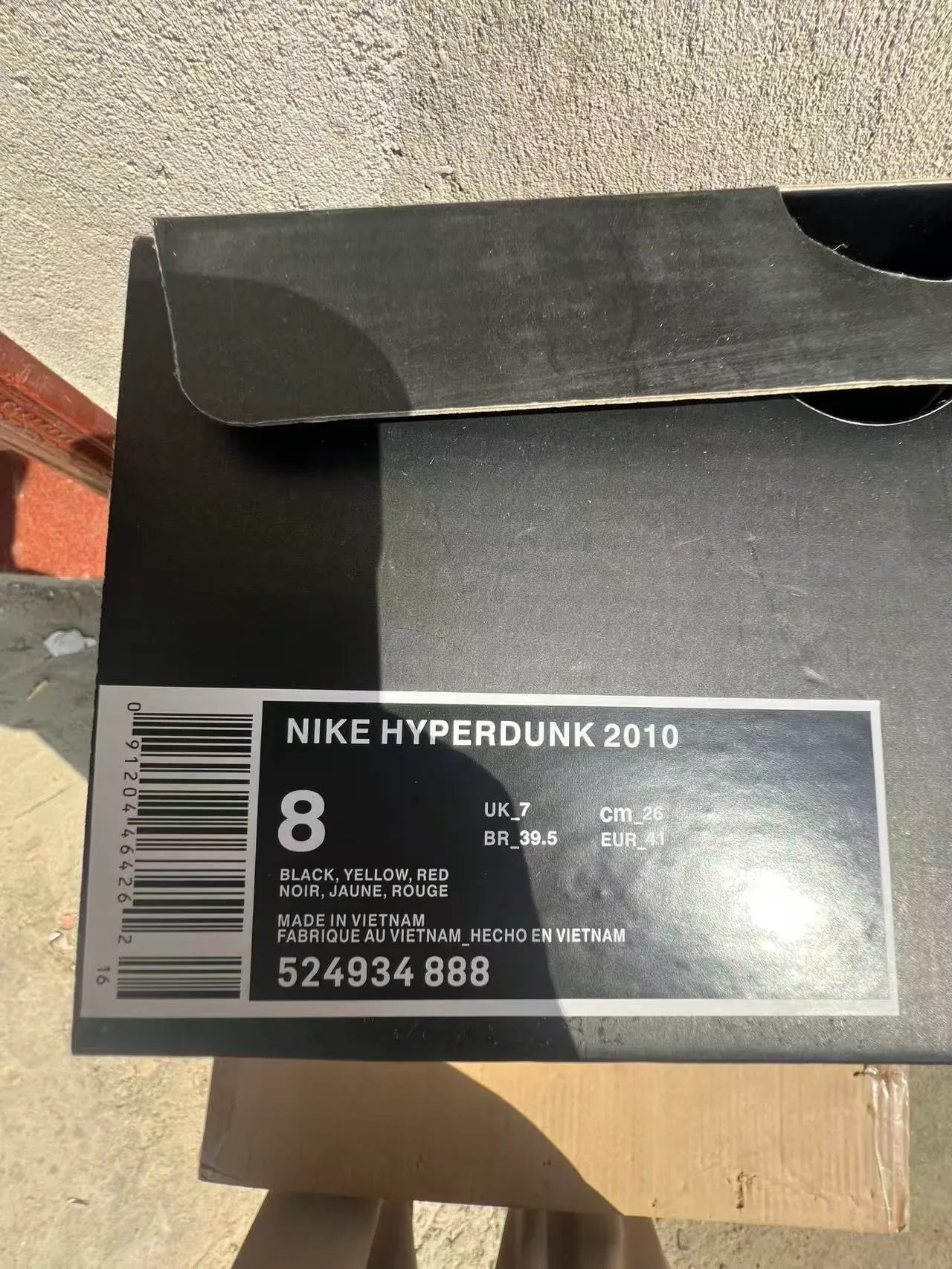 Nike Chaussures de Basketball Hautes Noires et Rouges avec Upper en Maille et Synthétique 10