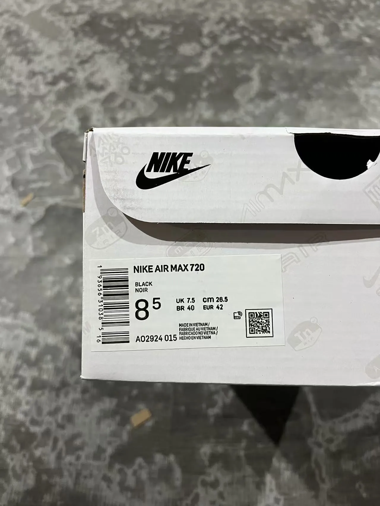 Nike Black Silver Full-Length Visible Air Unit Wave-Shaped Synthetic Overlays Lifestyle Sneakers 10