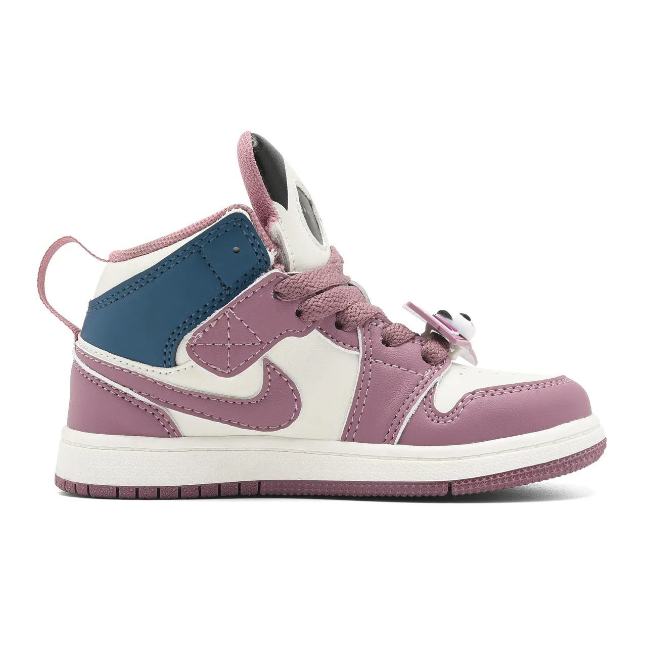 Nike Black White High-Top Panda-Themed Strap Basketball Shoes 8