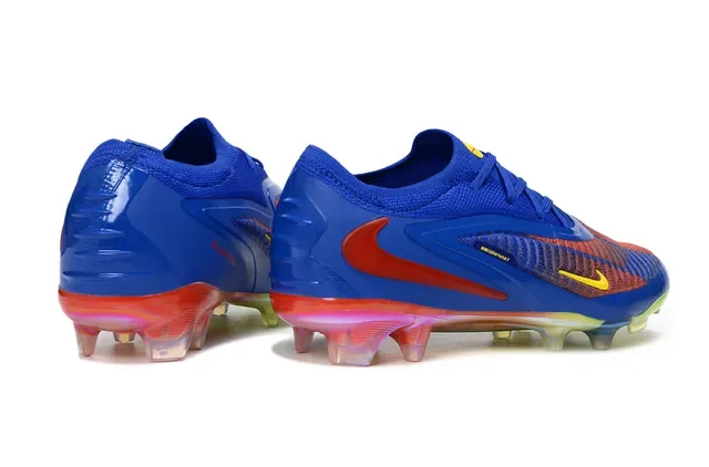 Nike Azul Multicolor Knit Upper Dynamic Fit Collar Firm-Ground Chuteiras de futebol 5