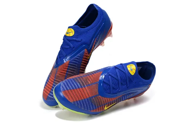 Nike Azul Multicolor Knit Upper Dynamic Fit Collar Firm-Ground Chuteiras de futebol 7