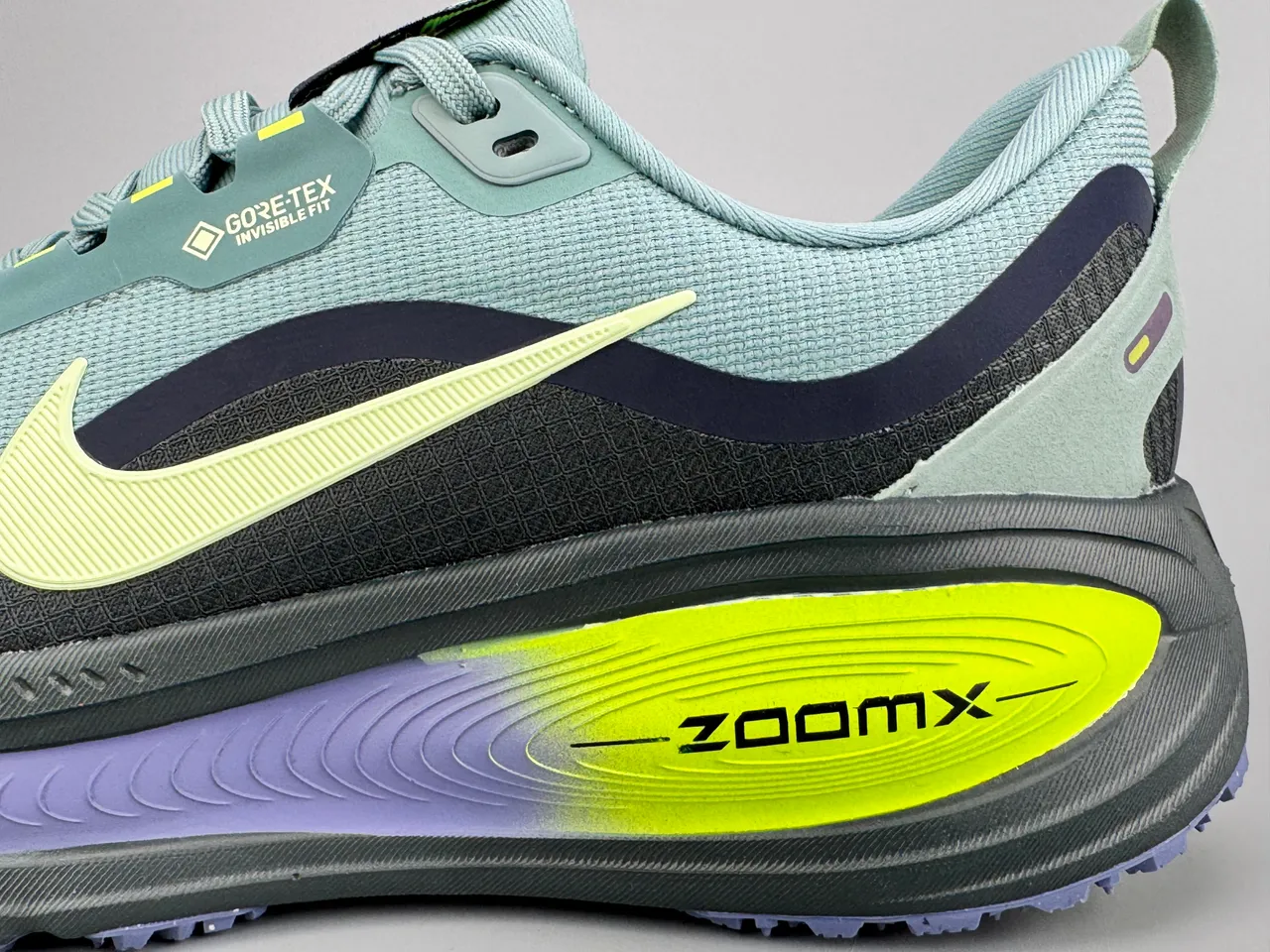 Nike Blue Purple GORE-TEX Waterproof ZoomX Cushioned Running Shoes 5