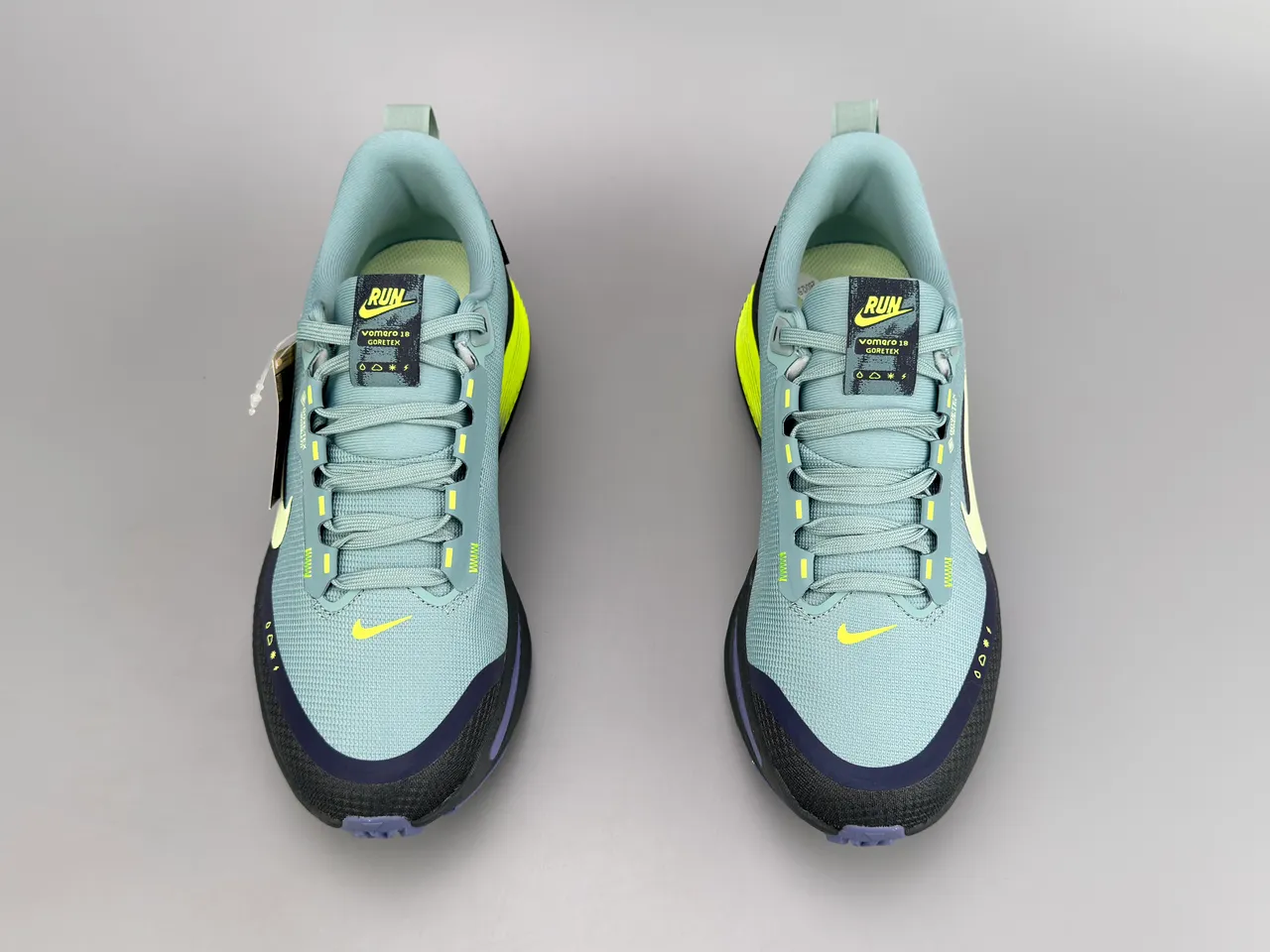 Nike Blue Purple GORE-TEX Waterproof ZoomX Cushioned Running Shoes 9