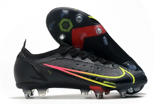 Nike Blue Yellow Low-Cut Dynamic-Fit Upper Gradient Mesh Firm-Ground Soccer Shoes 4