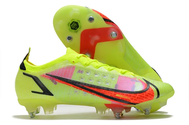 Nike Blue Yellow Low-Cut Dynamic-Fit Upper Gradient Mesh Firm-Ground Soccer Shoes 12