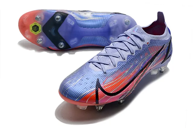 Nike Blue Yellow Low-Cut Dynamic-Fit Upper Gradient Mesh Firm-Ground Soccer Shoes 21
