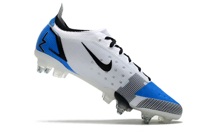 Nike Blue Yellow Low-Cut Dynamic-Fit Upper Gradient Mesh Firm-Ground Soccer Shoes 24