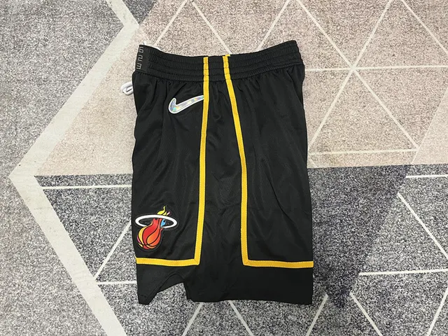 Nike Championship Edition Black Yellow Mesh Athletic Shorts 2