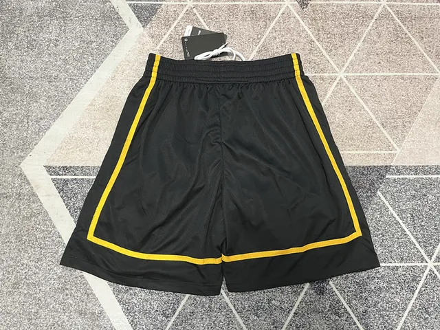 Nike Championship Edition Black Yellow Mesh Athletic Shorts 3
